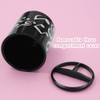 Boerni Music Note Pencil Container, Black Music Notes Melody Theme