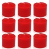 9-Pack 1.25-Inch Red Votive Candles, Unscented Small Tealight Candle for