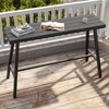 Crestlive Products Outdoor Bar Table, Hot Tub Table, 55'' Patio