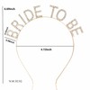 Apone Fatu Rhinestone Bride Headband, Bride to Be Headpiece,Bride Crown