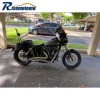 RI Gloss Black 24" Tall Passenger Sissy Bar Backrest w/Pad