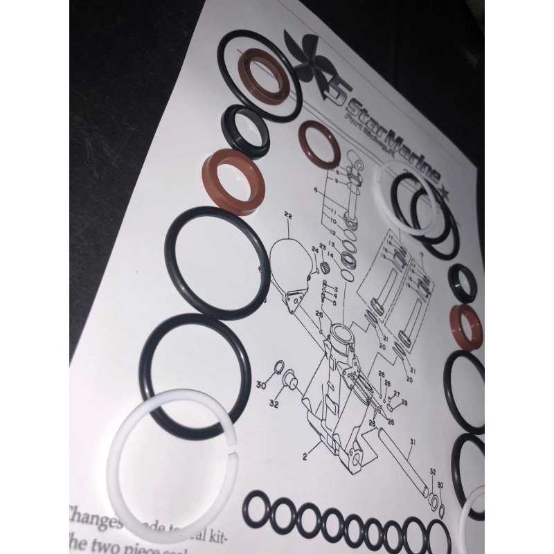 Honda Seal Kit!! SHOWA TRIM TILT UNIT HONDA 2002+ BF90