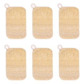 6PCS Loofah Dish Sponge, Natural Loofah Dishwashing Sponges for Kitchen Compostable Natural Sponges for Dishes