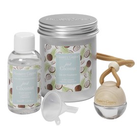 Hassett Green London Car Air Freshener & Refill Kit (Just Coconut)