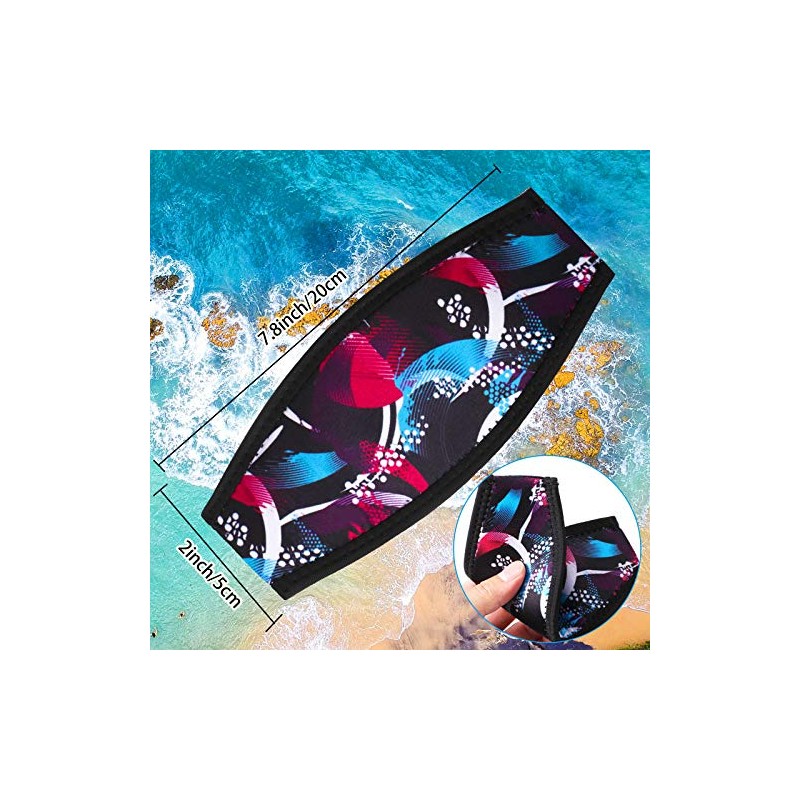 Skylety 3 Pieces Mask Strap Cover Dive Strap Cover Scuba