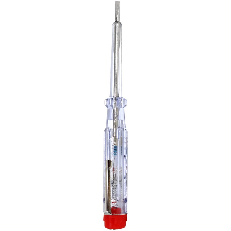 com-four 2 x Voltage Tester with Glow Lamp - Current
