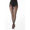 Gi&Gi Women’s Sheer Tights with Heart Pattern on Back, 40