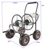 Garden Hose Reel Cart，Equipped with 10-inch air tire wheel,humanized crank
