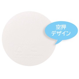 ArtNap CR905KF Commercial Paper Coasters 3.5 inches (90 mm), Round Shape, FSC Certified, Empty Press, 100 Pieces, Made in Japan