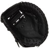ZETT BSFB56923L Soft Baseball/Softball Catch/First Mitt, Writex, Right Throw, Black