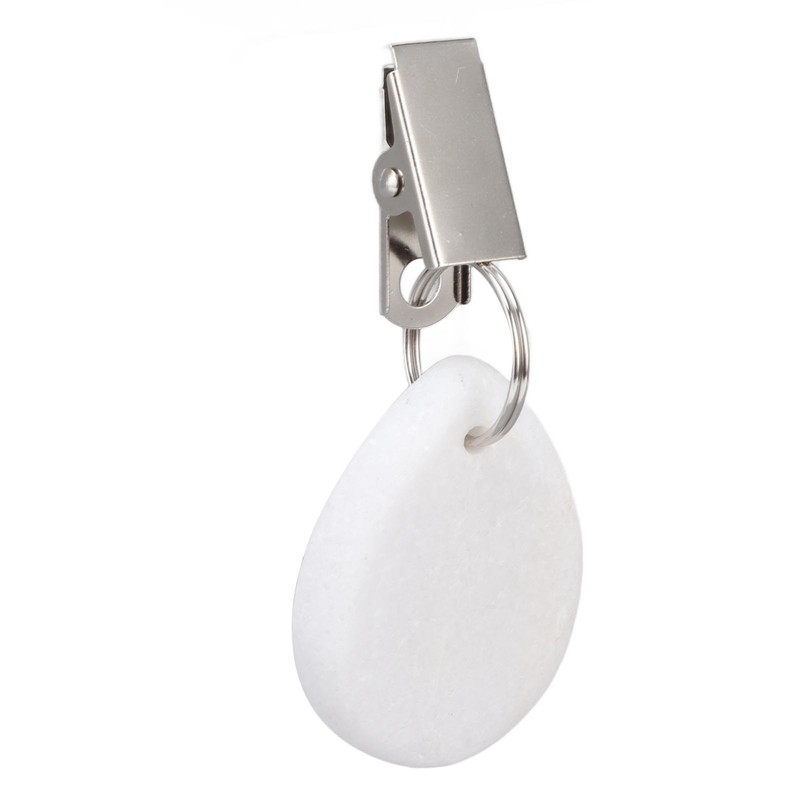 6Pcs Tablecloth Weights Marble Stainless Steel Small Size Waterproof Rustproof