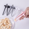 Ieron 6 Pcs Finger Snack Chopsticks, Reusable Food Clips, Lazy