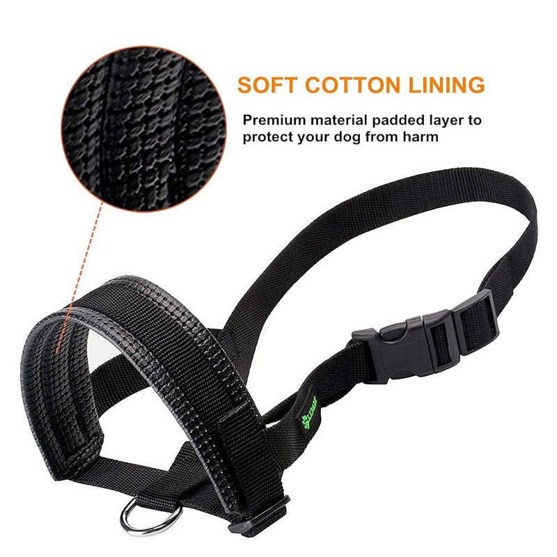 Nylon Soft Dog Muzzle for Dogs Prevent Anti Biting, Barking