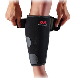McDavid M443 Calf Lower Leg Muscle Supporter, Compression Car Flap, Left and Right Use, Compression Adjustable, Strap, One Size Fits Most, Black, Sports, Everyday Use