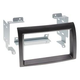 OPTION 2-DIN Radio Faceplate Compatible with Fiat Ducato, Citroen Jumper and Peugeot Boxer - from Year of Manufacture 2006-2021 (Series 7) for Models with Radio Preparation