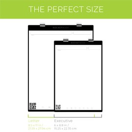 Rocketbook Orbit Executive Page Pack - Smart Reusable Legal Pad - Lined