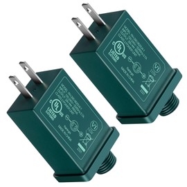 2 Pack 29V 18W LED Power Supply, UL Certification LED Transformer Replacement Class 2 Power Supply, Low Voltage Adapter US Plug for Christmas Tree Lighting, Holiday String Light