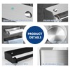 Stainless Steel Black Paper Towel Rack Wall Mount Self Adhesive