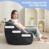 MAXYOYO Kids Bean Bag Chair, Bean Bag Couch with Handle,
