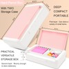 Pencil Box for Office Supplies Storage Organizer Box,Double Layer Large