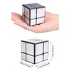 Mirror Cube 2x2x2 Speed Cube 2x2 Magic Cube Puzzle for