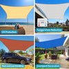Amagenix Sun Shade Sail 16'X20' Curved Edge Outdoor Shade Canopy