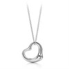 Silver Overlay Heart Pendant