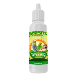 Cariño CAT110 Tónico Concentrado Para Periquitos Y Finches | Fortalece Su Organismo Y Canto Adicionado Con Vitaminas 60ml