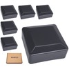SKIR'CO Set of 6 Square Fence Post Caps 80 x