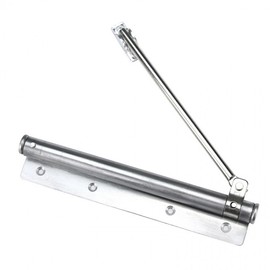 Automatic Door Closer for Swing Doors Silver 2ea