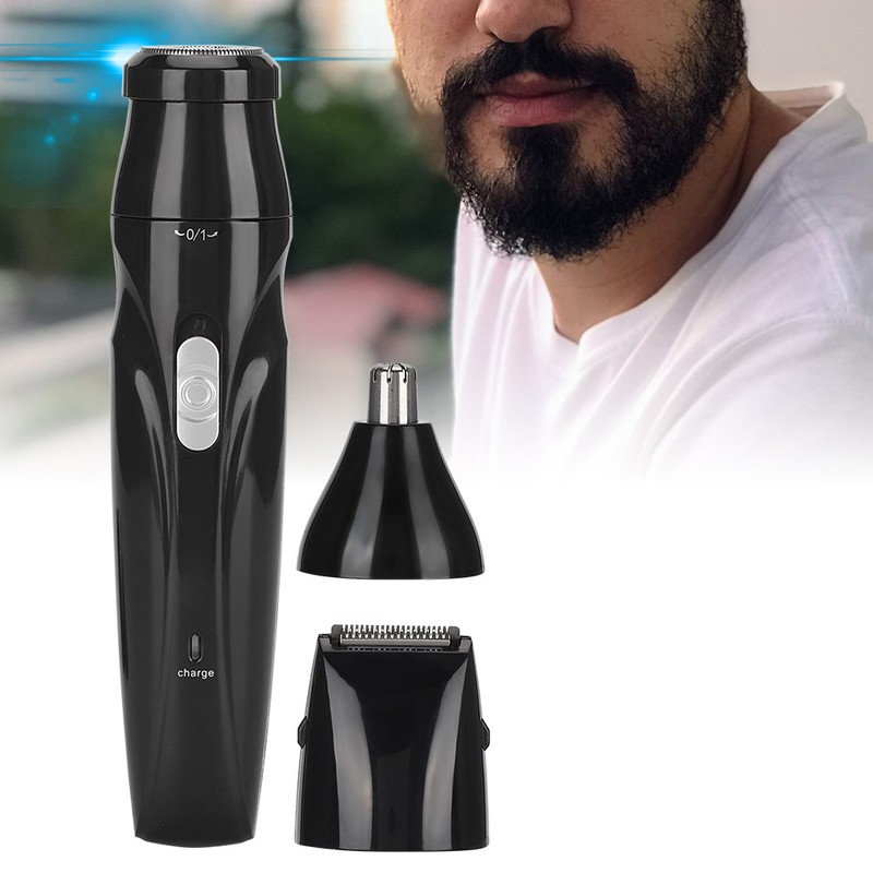 SPORTSMAN Men Electric Nose Hair Sideburns Beard Trimmer USB Hair