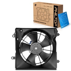 PHILTOP Engine Cooling Radiator Fan Assembly for Hon-da & Acura Civic 2012-2015, ILX 2013-2015 Electric Radiator Cooling Fan Kit Replacement 620-463
