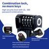 Auto Care Bike Fold Code Lock, 35 Inch Thickened Alloy