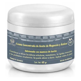 Crema Pomada Aceite De Magnesio Arnica Karite Organica 60gr