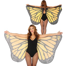 shoperama Festival Butterfly Wings Cape Women's Costume Accessory Butterfly Wings Butterfly