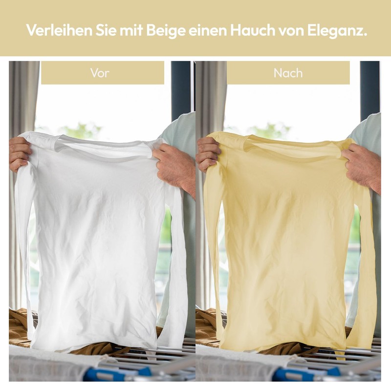 Beige Fabric Dye - 350g All-in-One - Ready to Use