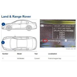 Genuine Colors CORRIS GREY 873 Paint Pen Compatible / Replacement for Land Rover Grey