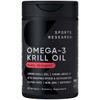 Sports Research Krill Oil Supplement with EPA & DHA Omega