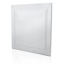 TBWHL Silver Cover Plate 10X10 Inch Self-Adhesion Access Panel Heavy-Duty ABS Plastic & Easy to Install, Wall Hole Cover for Drywall/Ceiling Plumbing/Electrical Cables/Wiring