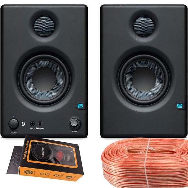 PreSonus Eris E3.5 BT-3.5-Inch Near Field Studio Monitors with Bluetooth