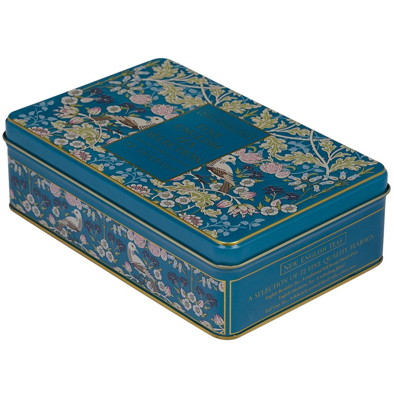 New English Teas Song Thrush & Berries Tea Tin with