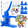 Button Maker Machine – Multiple Size Molds– Pin Maker Machine