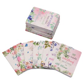 24pcs Mini Floral Inspirational Notepads Pocket Notebooks, Happy Journal Small Notebooks Bulk for Party Favors School Office Home Coworkers Travel Gift Present Supplies (24pcs-8styles, floral