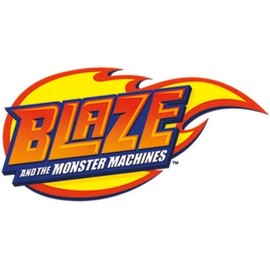 Nickelodeon 4 Inch Blaze and the Monster Machines Logo Decal Truck Removable Peel Self Stick