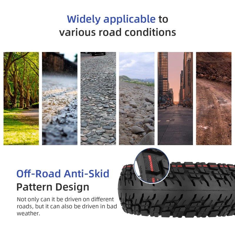 ulip 80/65-6 tubeless tire 10 inch scooter tire for Nanrobot