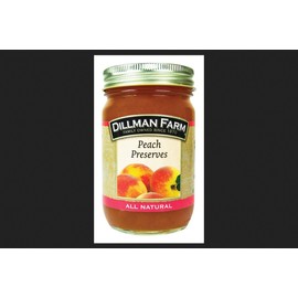 Dillman Farm All Natural Peach Preserves 16 oz. Jar