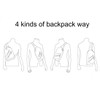 DFV mobile - Backpack Waist Shoulder Bag Nylon for Zopo