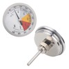 0‑300℃ 1/2in NPT Stainless Steel Grill Thermometer Oven Temperature Meter