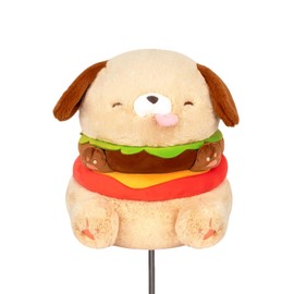 Hamburger Dog Golf Club Head Cover, Golf Hybird Headcover Funny, Club Head Protector for Hybird and Irons, Plush Animals Driver Headcover Gift for Men Women