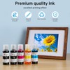 522 Ink Refill Bottles (5 Pack) Compatible with Ecotank ET-2800